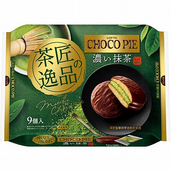 ruuu様　濃い抹茶とチョコパイ 9個入　合計24袋 ロッテ チョコパイ パーティーパック 濃い抹茶 9個入 | イオン福島店