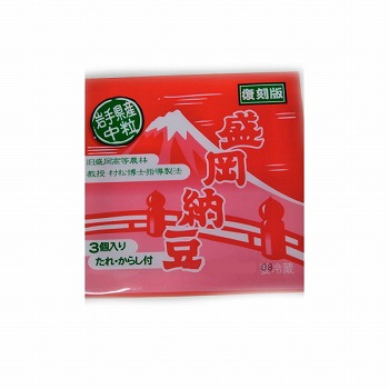 納豆商店 大内商店 復刻版 盛岡納豆 40g×3 たれ・からし付き | イオン