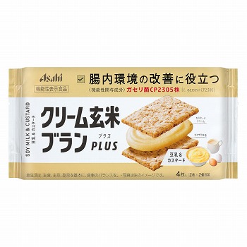アサヒグループ食品 クリーム玄米ブランプラス 豆乳 カスタード ７２ｇ イオン仙台中山店 ネットスーパー