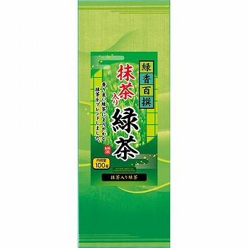 抹茶 100g 日本茶販売 緑香百撰 抹茶入り緑茶 100g | イオンスタイル八戸沼館