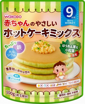 ９ヶ月頃 和光堂 ホットケーキ ほうれん草 １００ｇ イオン富谷店 ネットスーパー