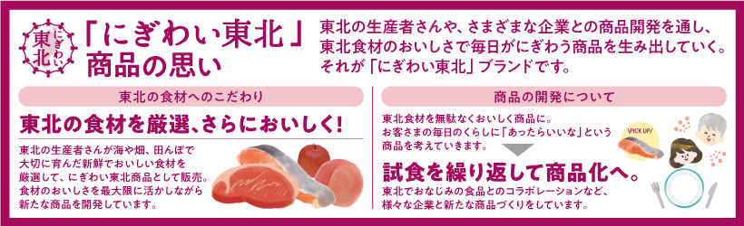 イオン東北　オリジナル商品【にぎわい東北】