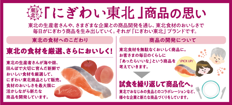 イオン東北　オリジナル商品【にぎわい東北】